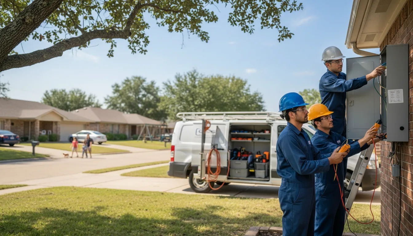 Certified electrician providing emergency electrical services in Graceville, MN